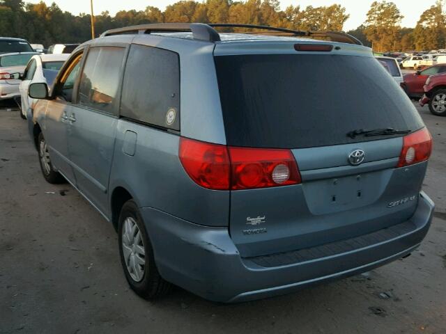 5TDZA23C16S441616 - 2006 TOYOTA SIENNA CE BLUE photo 3