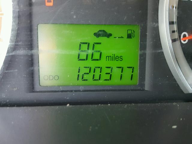 KL1TD5DE1BB196100 - 2011 CHEVROLET AVEO LS WHITE photo 8