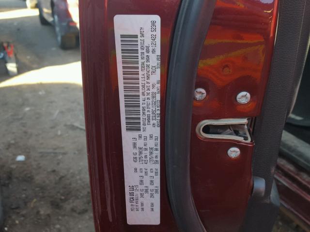 3C6UR5CJ1GG219832 - 2016 RAM 2500 ST RED photo 10