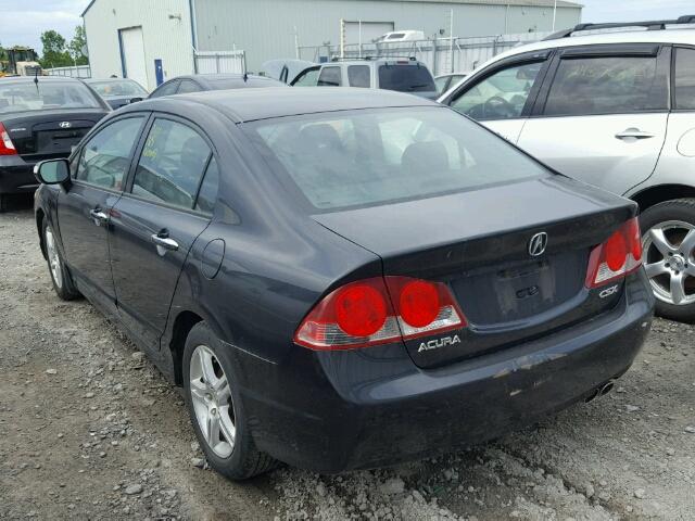 2HHFD56516H201700 - 2006 ACURA CSX TOURIN BLACK photo 3