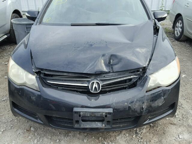 2HHFD56516H201700 - 2006 ACURA CSX TOURIN BLACK photo 9