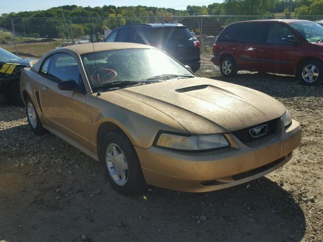 1FAFP4040YF244133 - 2000 FORD MUSTANG GOLD photo 1