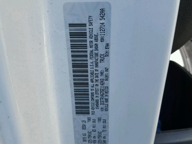 3C6TRVAG7GE114243 - 2016 RAM PROMASTER 白色 照片 10