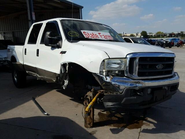 1FTNW21P54EA46217 - 2004 FORD F250 WHITE photo 1