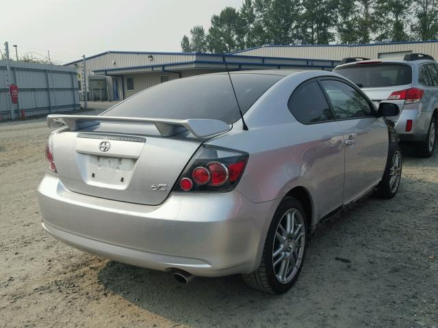 JTKDE167880267758 - 2008 TOYOTA SCION TC SILVER photo 4