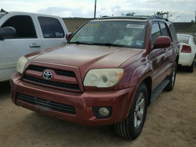 JTEZU17RX88092703 - 2008 TOYOTA 4RUNNER LI MAROON photo 2