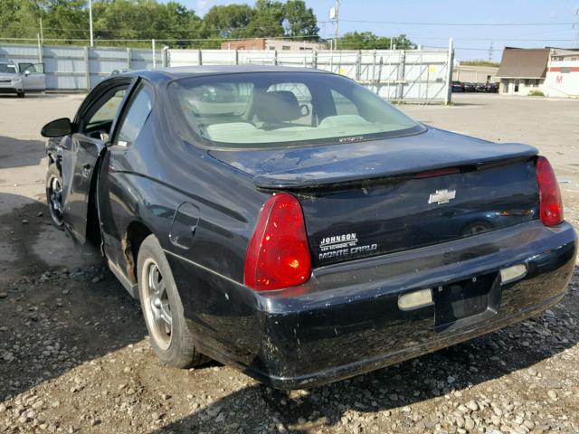 2G1WJ15K769173335 - 2006 CHEVROLET MONTE CARL ნაცრისფერი ფოტო 3