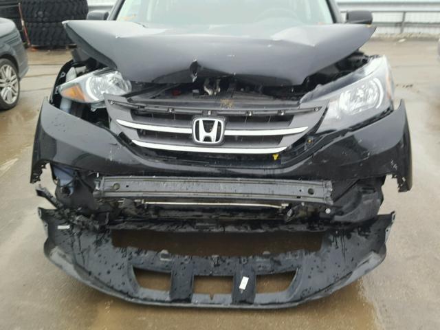 2HKRM4H33EH620790 - 2014 HONDA CR-V LX BLACK photo 9