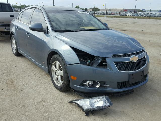 1G1PF5SC9C7304465 - 2012 CHEVROLET CRUZE LT BLUE photo 1