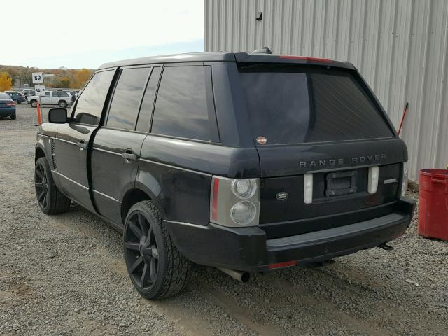 SALMF13456A224297 - 2006 LAND ROVER RANGE ROVE BLACK photo 3