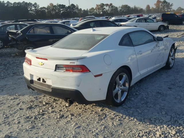 2G1FD1E36F9241916 - 2015 CHEVROLET CAMARO LT WHITE photo 4