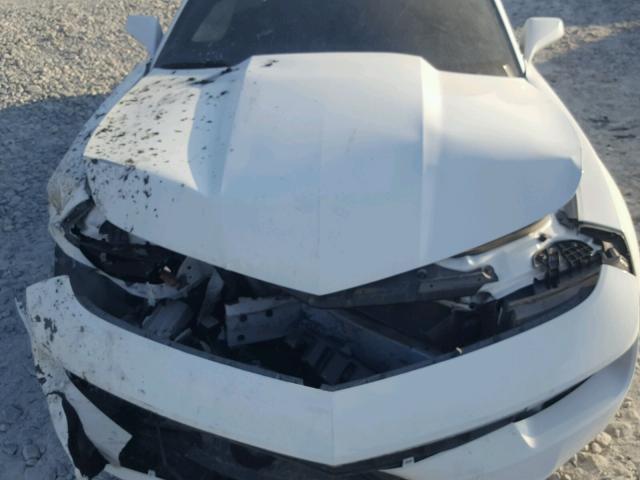 2G1FD1E36F9241916 - 2015 CHEVROLET CAMARO LT WHITE photo 7