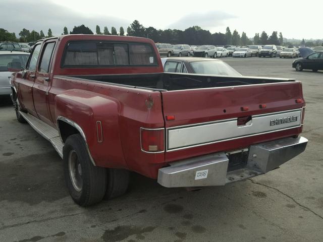 1GCHR33N6JJ142253 - 1988 CHEVROLET R30 RED photo 3