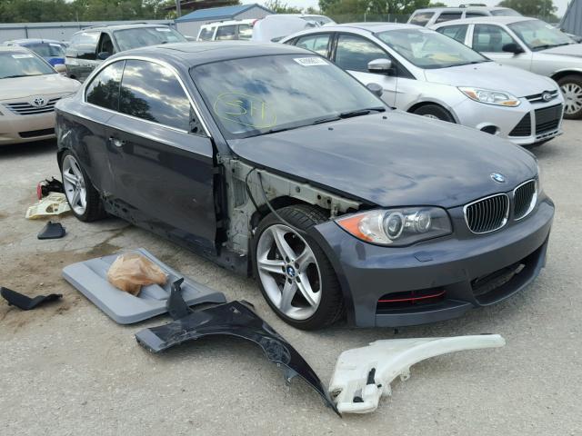 WBAUC73558VF25661 - 2008 BMW 135 I GRAY photo 1