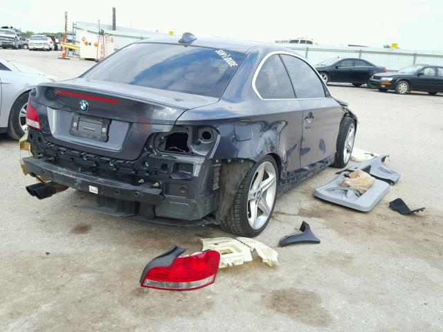 WBAUC73558VF25661 - 2008 BMW 135 I GRAY photo 4