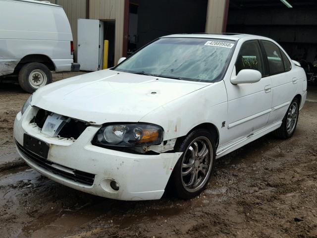 3N1AB51D14L735756 - 2004 NISSAN SENTRA SE- WHITE photo 2