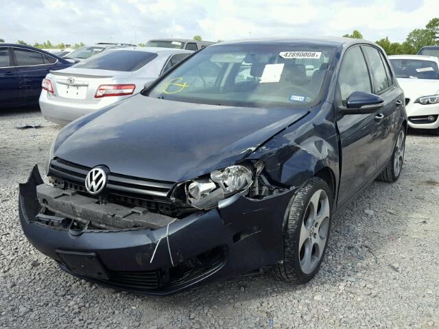 WVWDA7AJ5BW310918 - 2011 VOLKSWAGEN GOLF BLUE photo 2