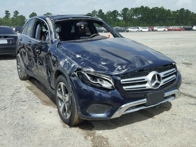 WDC0G4JB4JV057691 - 2018 MERCEDES-BENZ GLC 300 BLACK photo 1