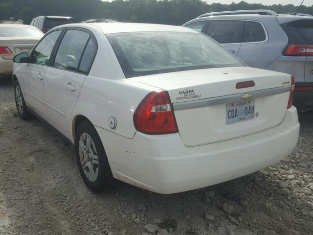 1G1ZS51826F177750 - 2006 CHEVROLET MALIBU LS თეთრი ფოტო 3