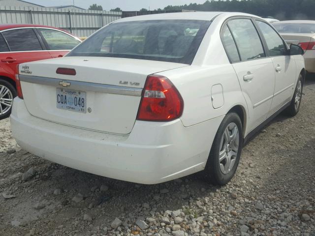 1G1ZS51826F177750 - 2006 CHEVROLET MALIBU LS თეთრი ფოტო 4