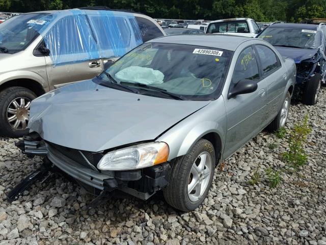 1B3EL46R45N669636 - 2005 DODGE STRATUS SX GREEN photo 2