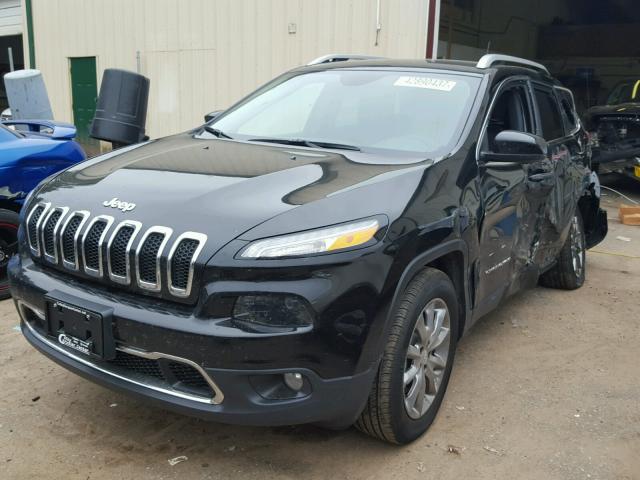 1C4PJMDX9JD502218 - 2018 JEEP CHEROKEE BLACK photo 2