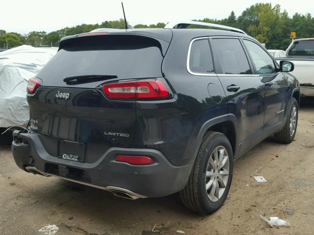 1C4PJMDX9JD502218 - 2018 JEEP CHEROKEE BLACK photo 4