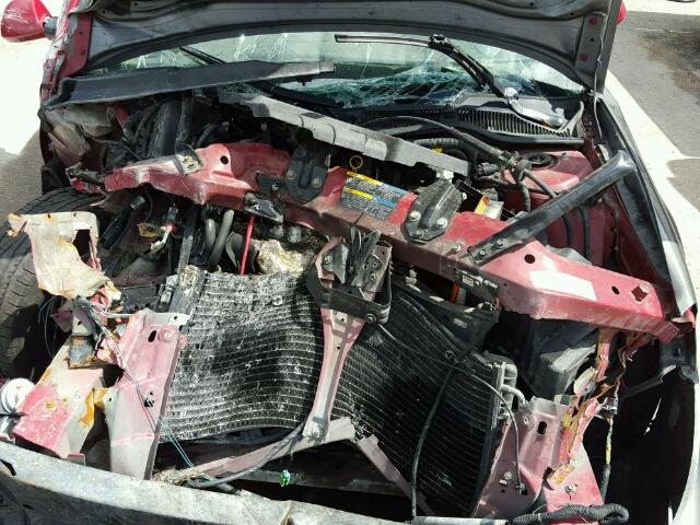 2G1WB58K179293052 - 2007 CHEVROLET IMPALA RED photo 7