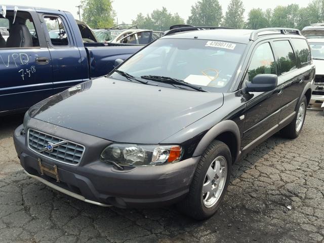 YV1SZ59H541137644 - 2004 VOLVO XC70 BLACK photo 2