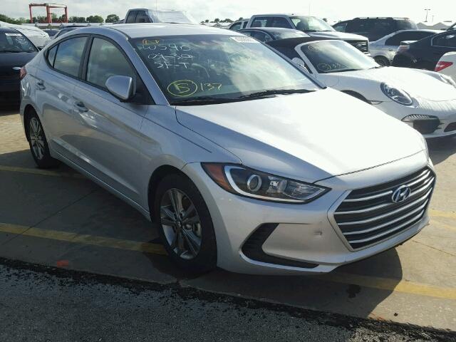 5NPD84LF3HH107365 - 2017 HYUNDAI ELANTRA SE SILVER photo 1