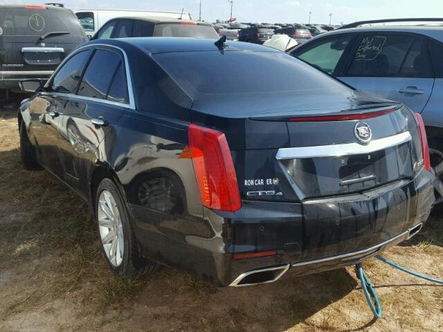 1G6AW5SXXE0128928 - 2014 CADILLAC CTS BLACK photo 3