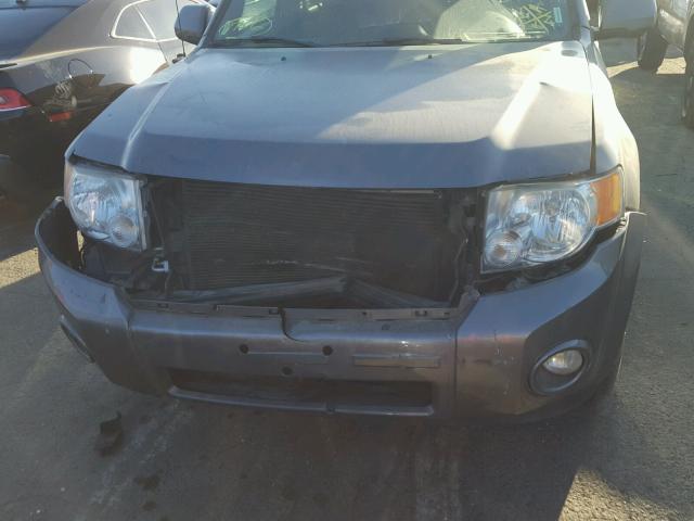 1FMCU0EG3AKD01466 - 2010 FORD ESCAPE LIM GRAY photo 9