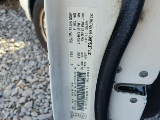 1J8FT28018D647652 - 2008 JEEP PATRIOT SP WHITE photo 10