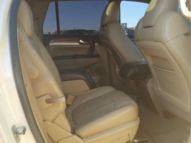 5GAEV23D09J173334 - 2009 BUICK ENCLAVE CX WHITE photo 6