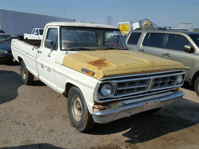 F25YRL01943 - 1971 FORD F 250 WHITE photo 1