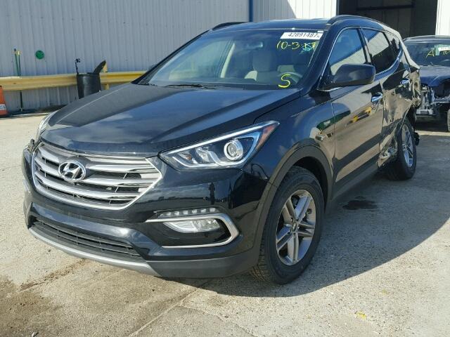 5NMZU3LB3HH028221 - 2017 HYUNDAI SANTA FE S BLACK photo 2