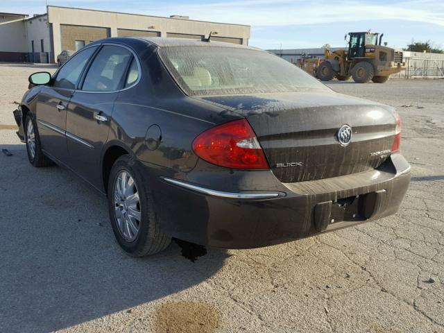 2G4WD582281157784 - 2008 BUICK LACROSSE C BROWN photo 3