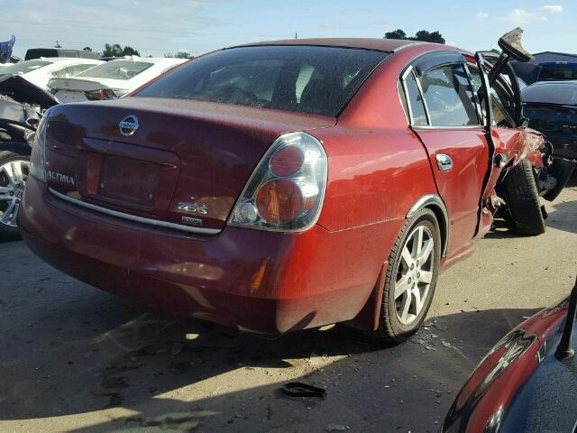 1N4AL11DX6N317448 - 2006 NISSAN ALTIMA BURGUNDY photo 4