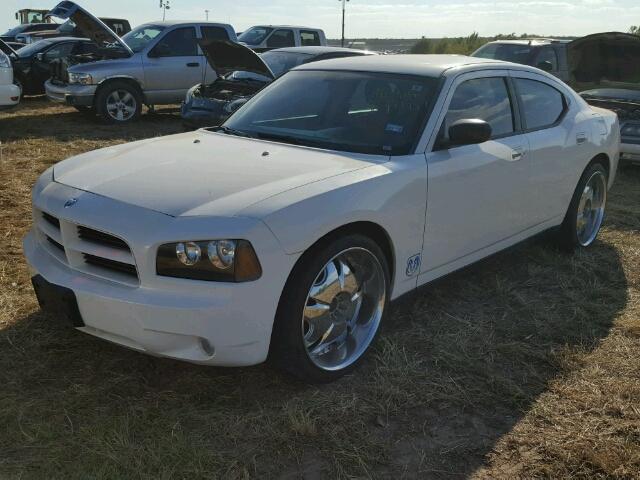 2B3KA43R97H782538 - 2007 DODGE CHARGER WHITE photo 2