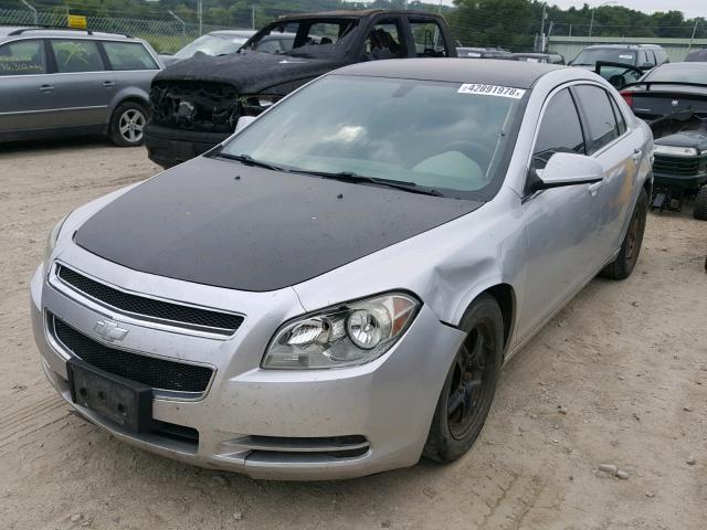 1G1ZC5E00AF165137 - 2010 CHEVROLET MALIBU 1LT SILVER photo 2