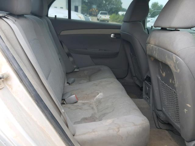 1G1ZC5E00AF165137 - 2010 CHEVROLET MALIBU 1LT SILVER photo 6