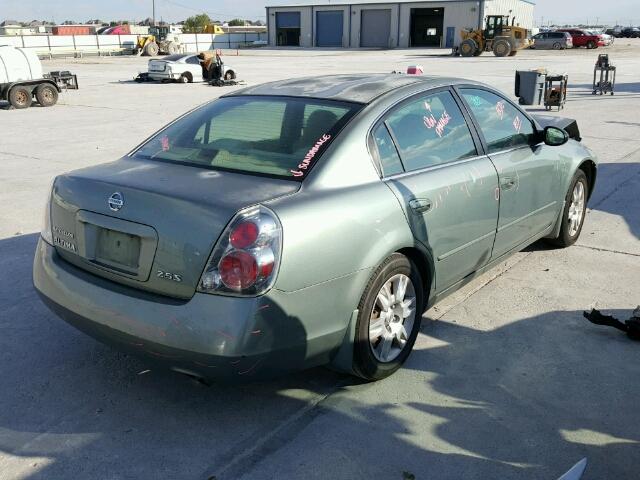 1N4AL11D96N300608 - 2006 NISSAN ALTIMA S GREEN photo 4