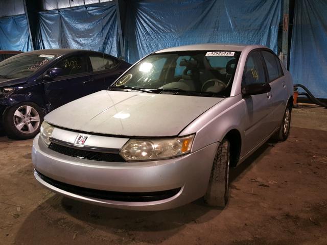 1G8AZ52F53Z177324 - 2003 SATURN ION LEVEL SILVER photo 2
