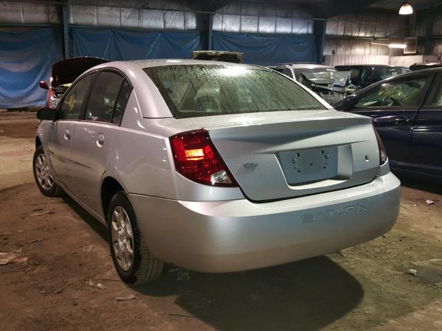 1G8AZ52F53Z177324 - 2003 SATURN ION LEVEL SILVER photo 3