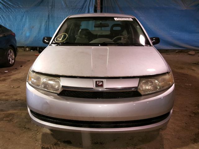 1G8AZ52F53Z177324 - 2003 SATURN ION LEVEL SILVER photo 9