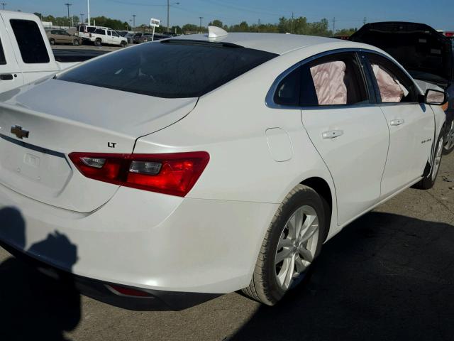 1G1ZE5ST6GF296610 - 2016 CHEVROLET MALIBU LT WHITE photo 4