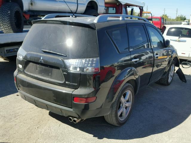 JA4MS41XX7U008618 - 2007 MITSUBISHI OUTLANDER BLACK photo 4