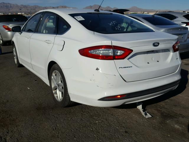 3FA6P0H72GR357879 - 2016 FORD FUSION WHITE photo 3