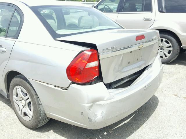 1G1ZS58F68F120586 - 2008 CHEVROLET MALIBU LS Gümüş foto 9