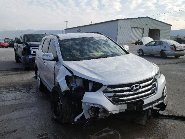 5XYZU3LA5EG173063 - 2014 HYUNDAI SANTA FE S SILVER photo 1